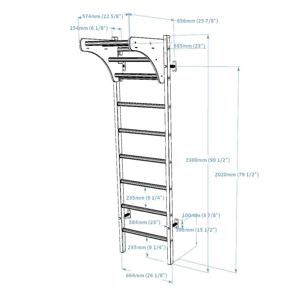 BenchK 211W Wall Bars
