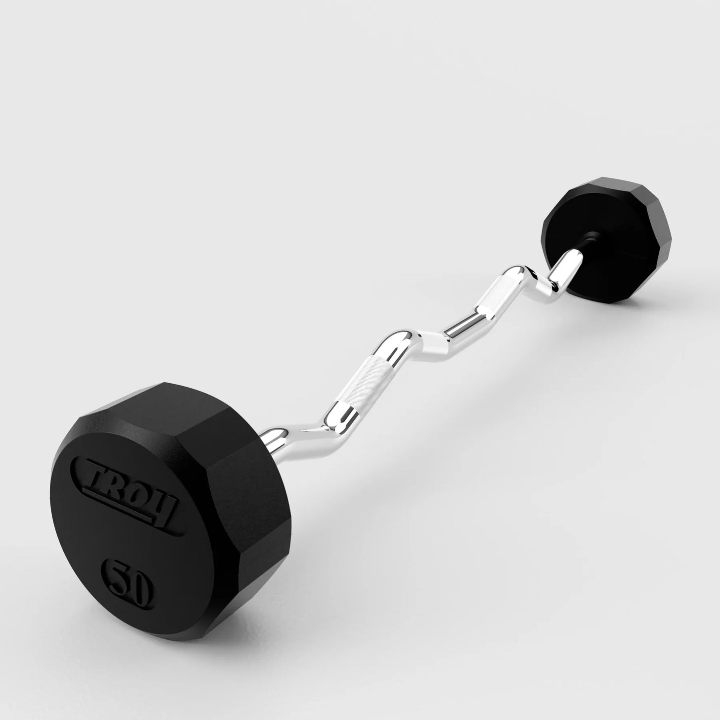 Troy EZ Curl Rubber Barbell