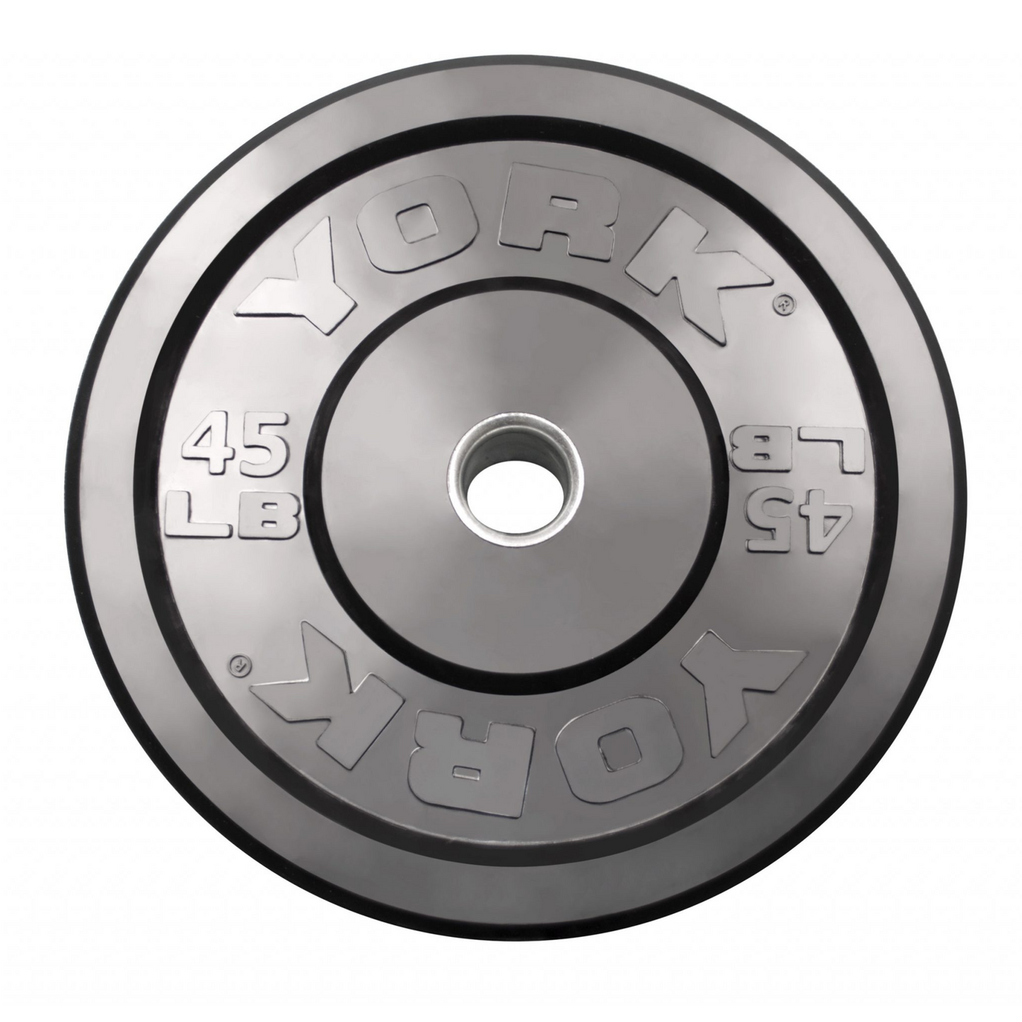 York Barbell Rubber Training Bumper Plate