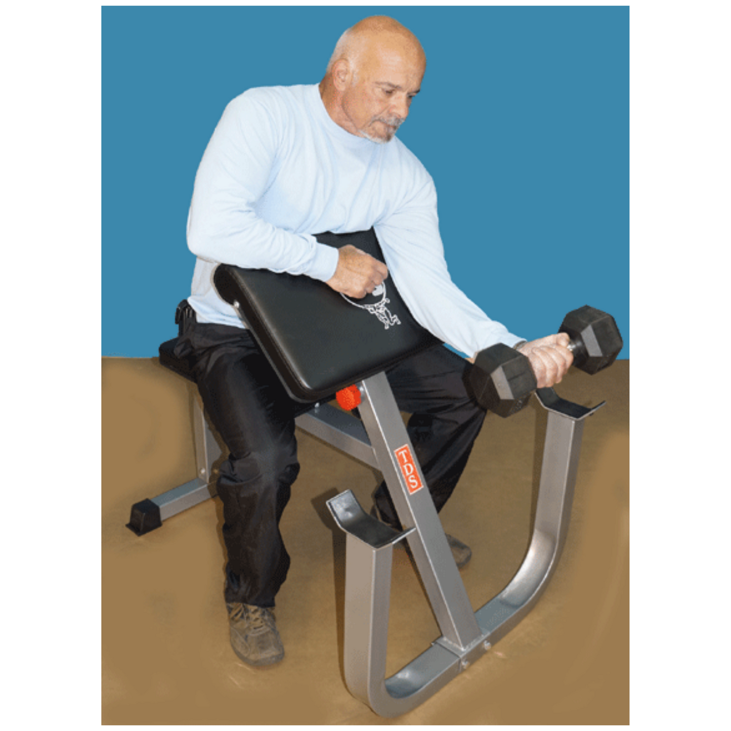 TDS Fitness Seated Arm Curl Unit TDS-95350-G