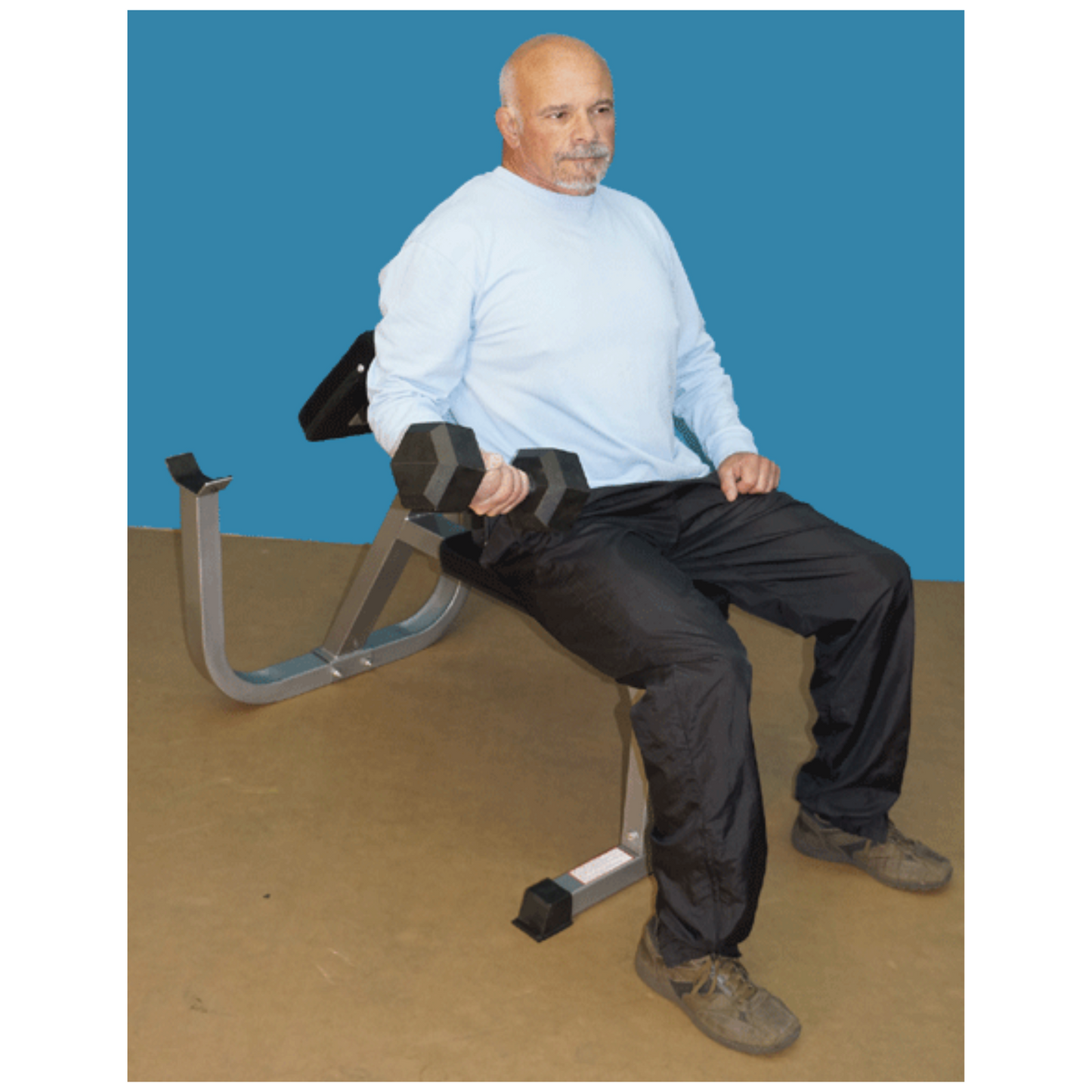 TDS Fitness Seated Arm Curl Unit TDS-95350-G