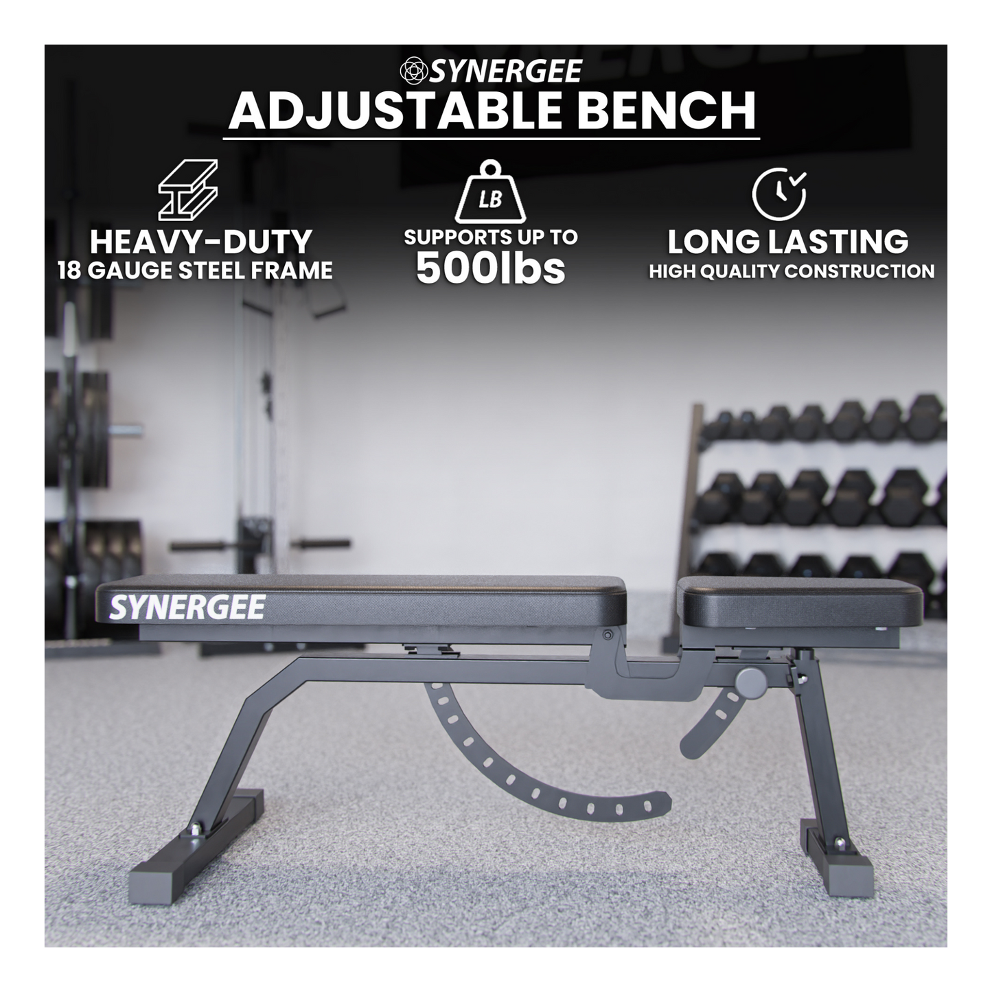 Synergee Adjustable Incline Bench