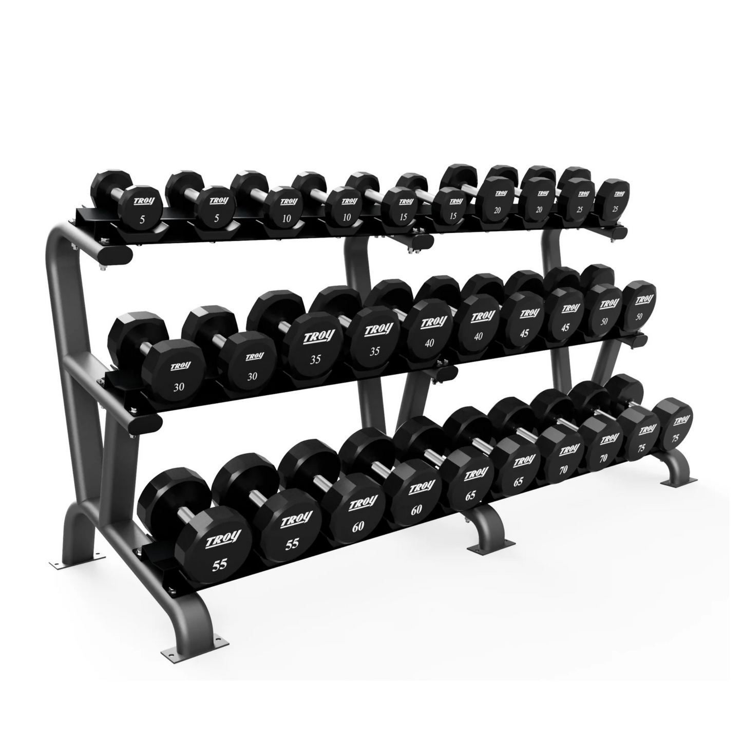 Troy 3-Tier Dumbbell Saddle Rack