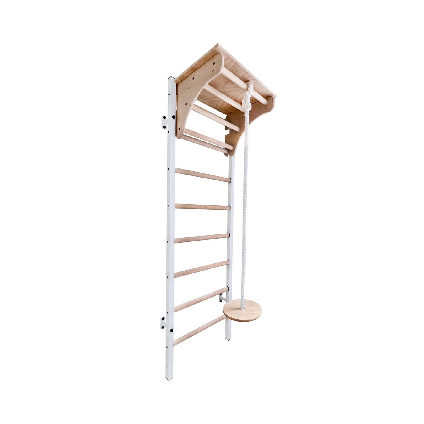 BenchK 212W + A204 Swedish Ladder For Kids with Gymnastic Accessories & Benchtop