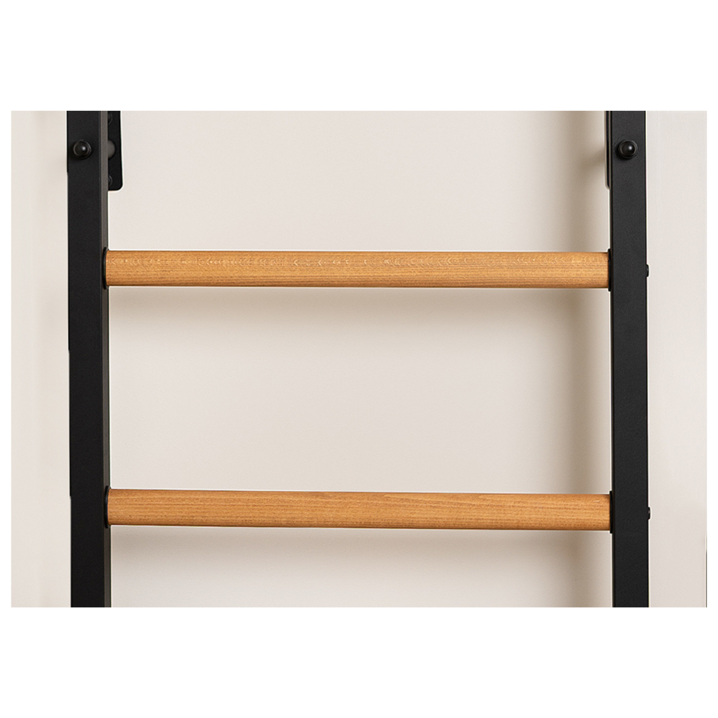 BenchK 221B Wall Bars with Fixed Steel 6 Grip Pull-Up Bar