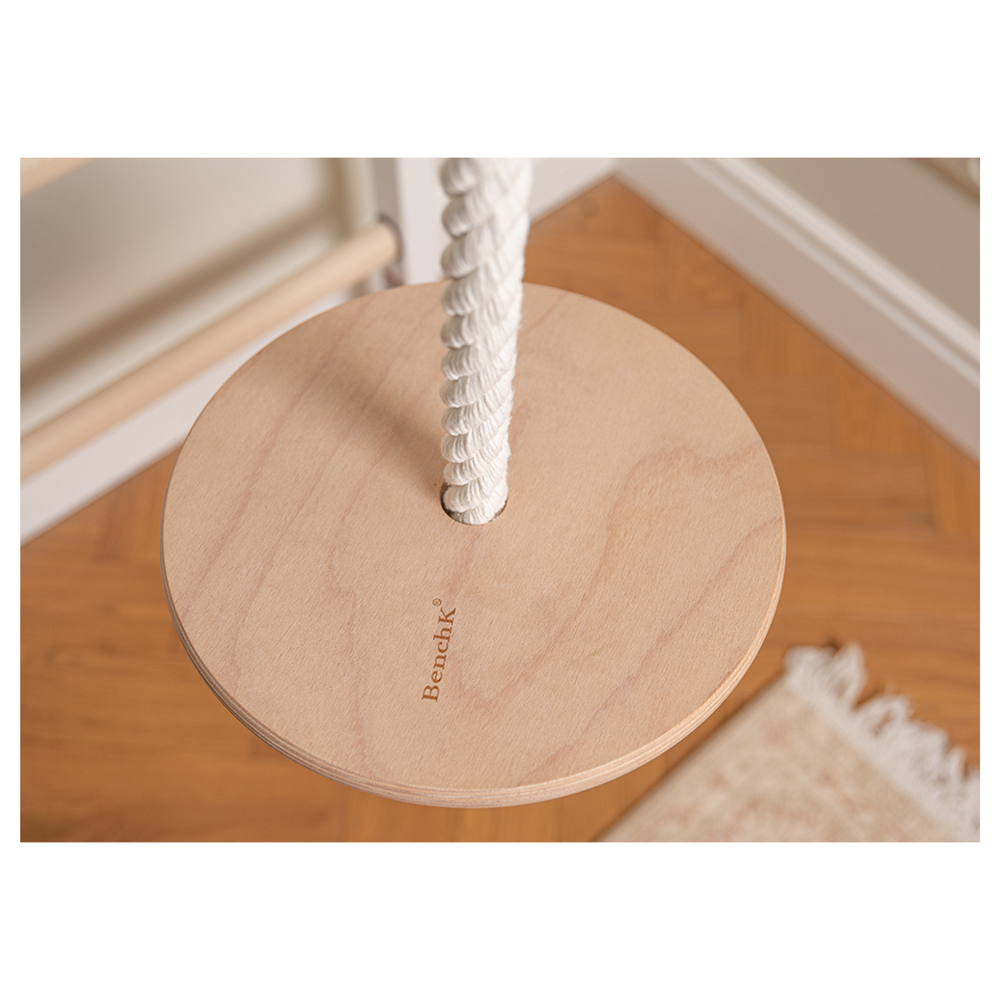 BenchK 711W + A204 Wall Bars with Wooden Pull-Up Bar & Accessories