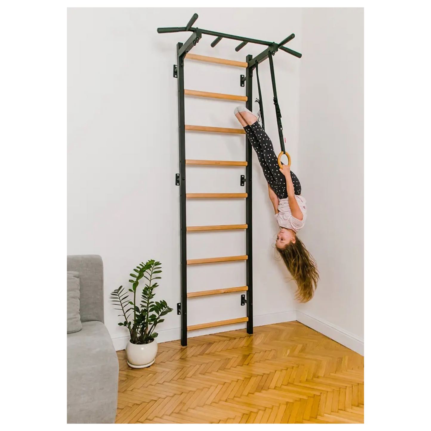 BenchK 721B + A076 Wall Bars with Accessories