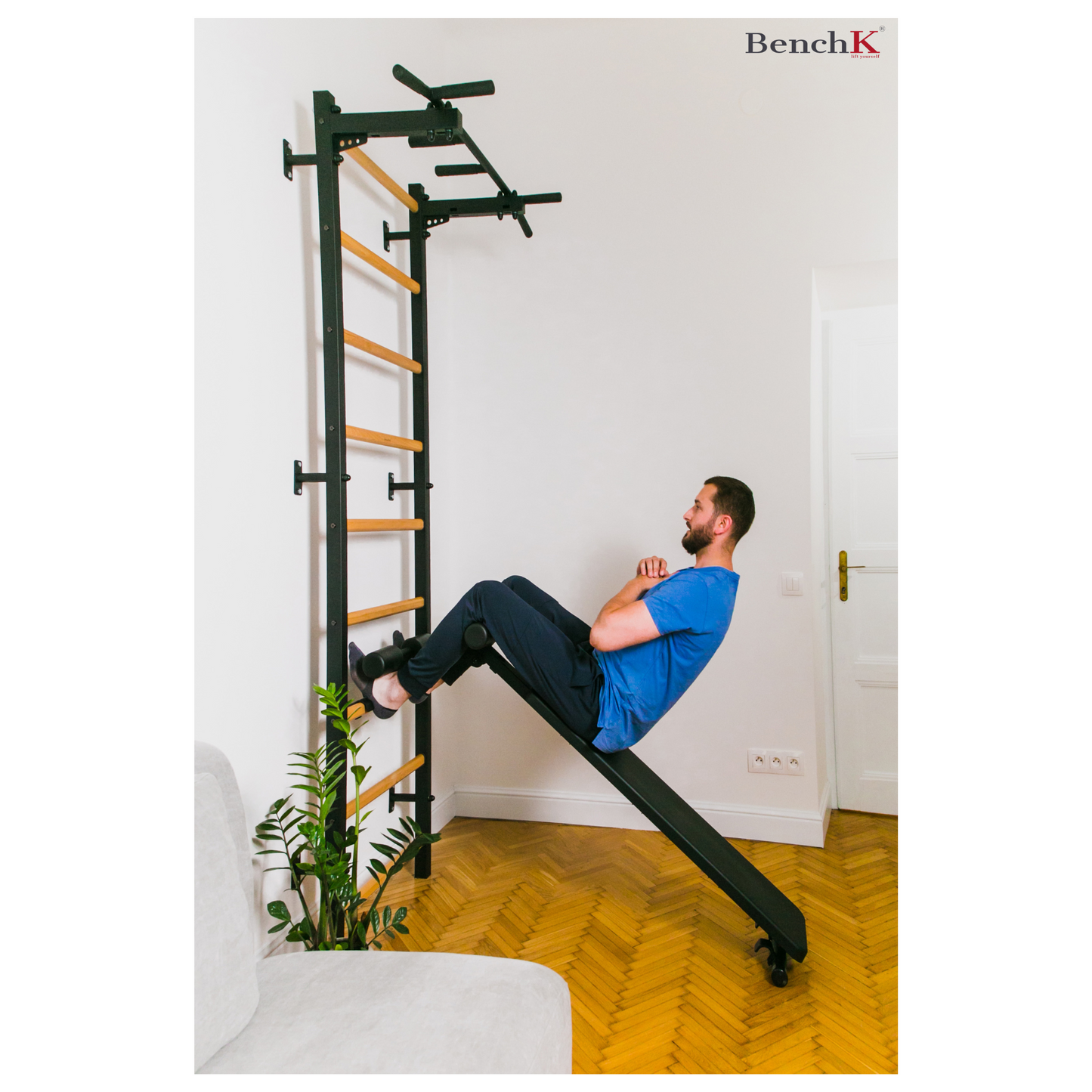 BenchK B1B Workout Bench Black