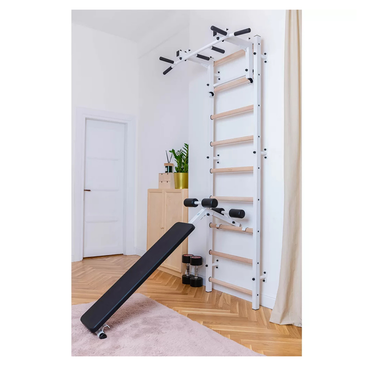 BenchK B1W Workout Bench White