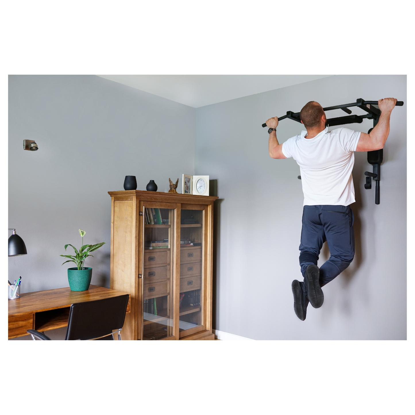 BenchK D8 2-in-1 Dip Bar & Pull-Up Bar