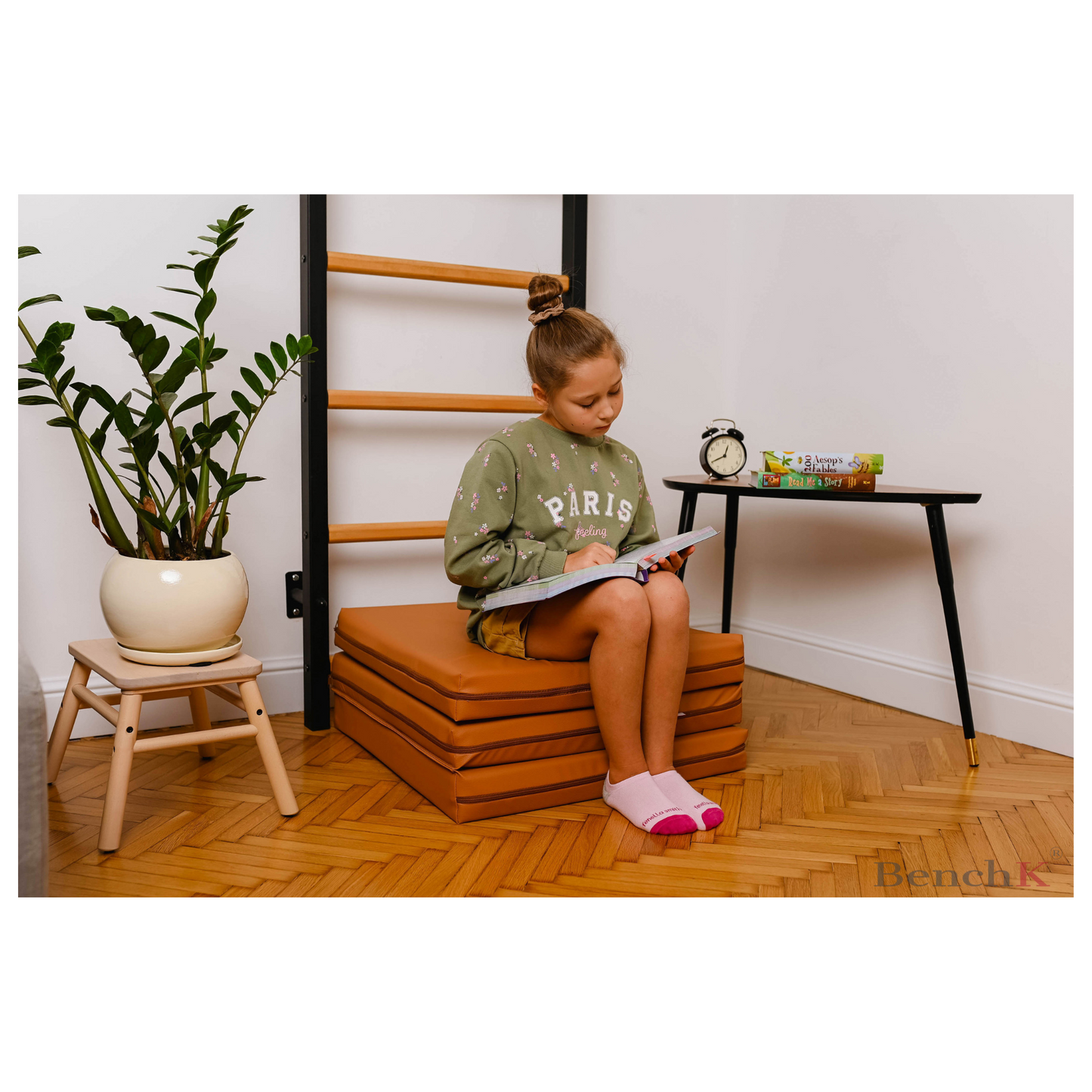 BenchK Gymnastics Mat Brown