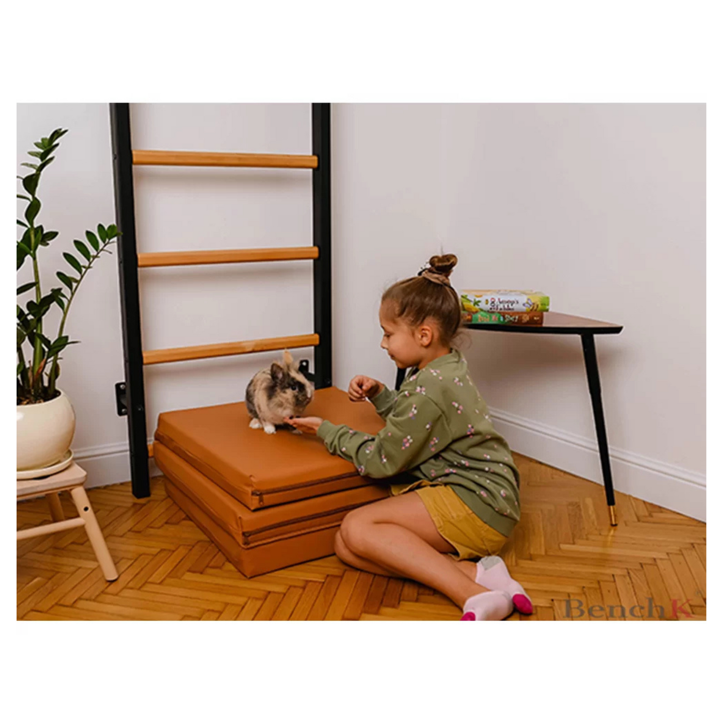 BenchK Gymnastics Mat Brown