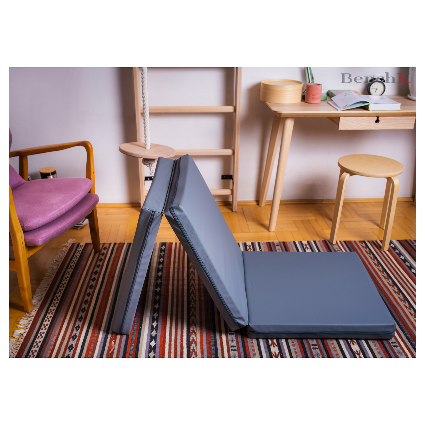BenchK Gymnastics Mat Gray