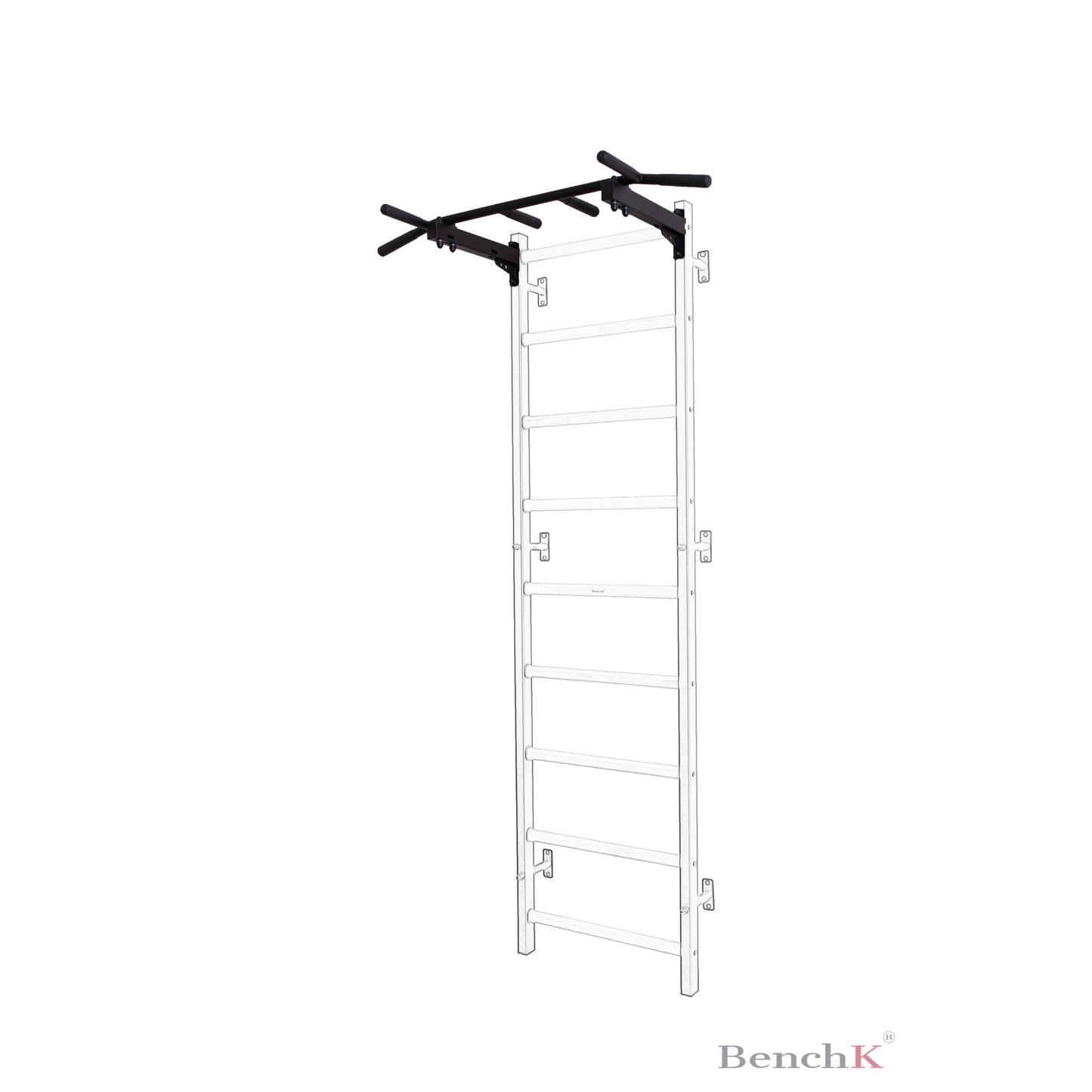 BenchK PB2B Steel Pull-Up Bar Black