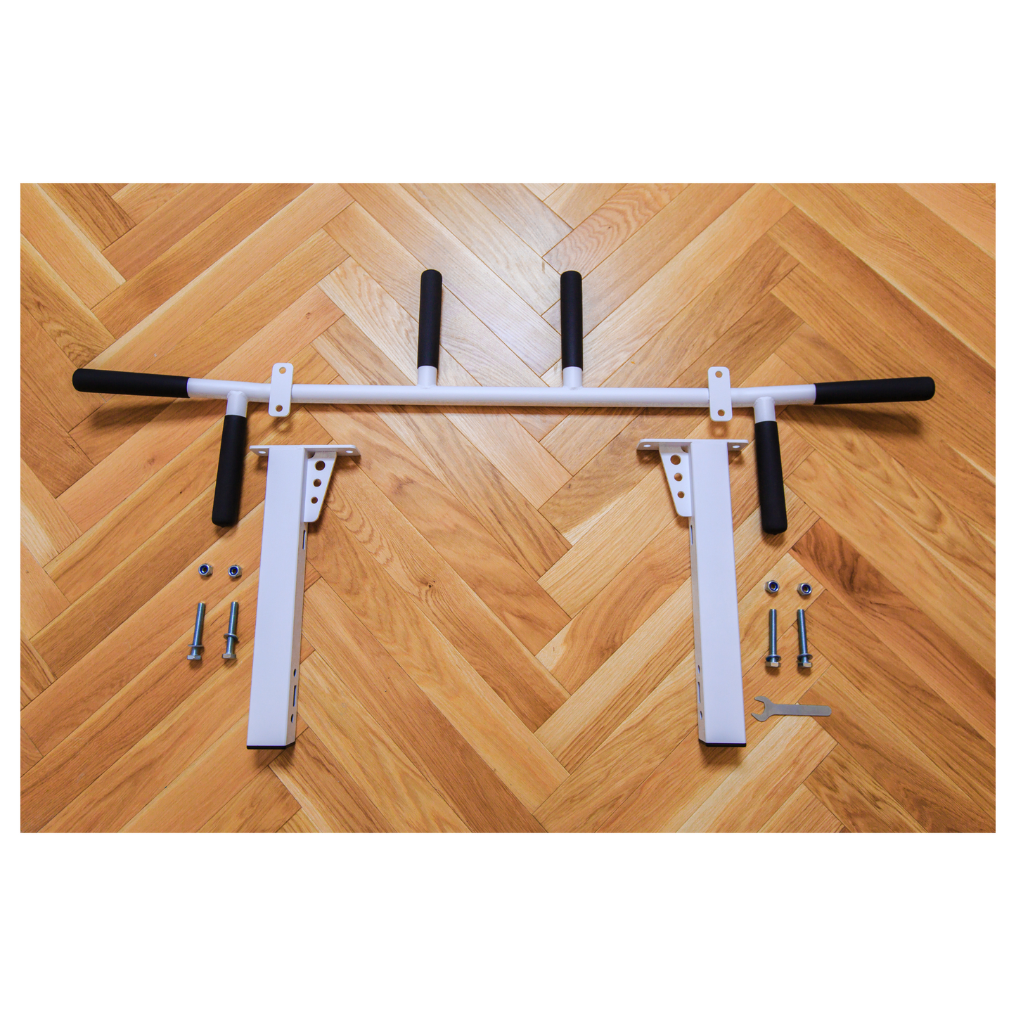 BenchK PB2W Steel Pull-Up Bar White