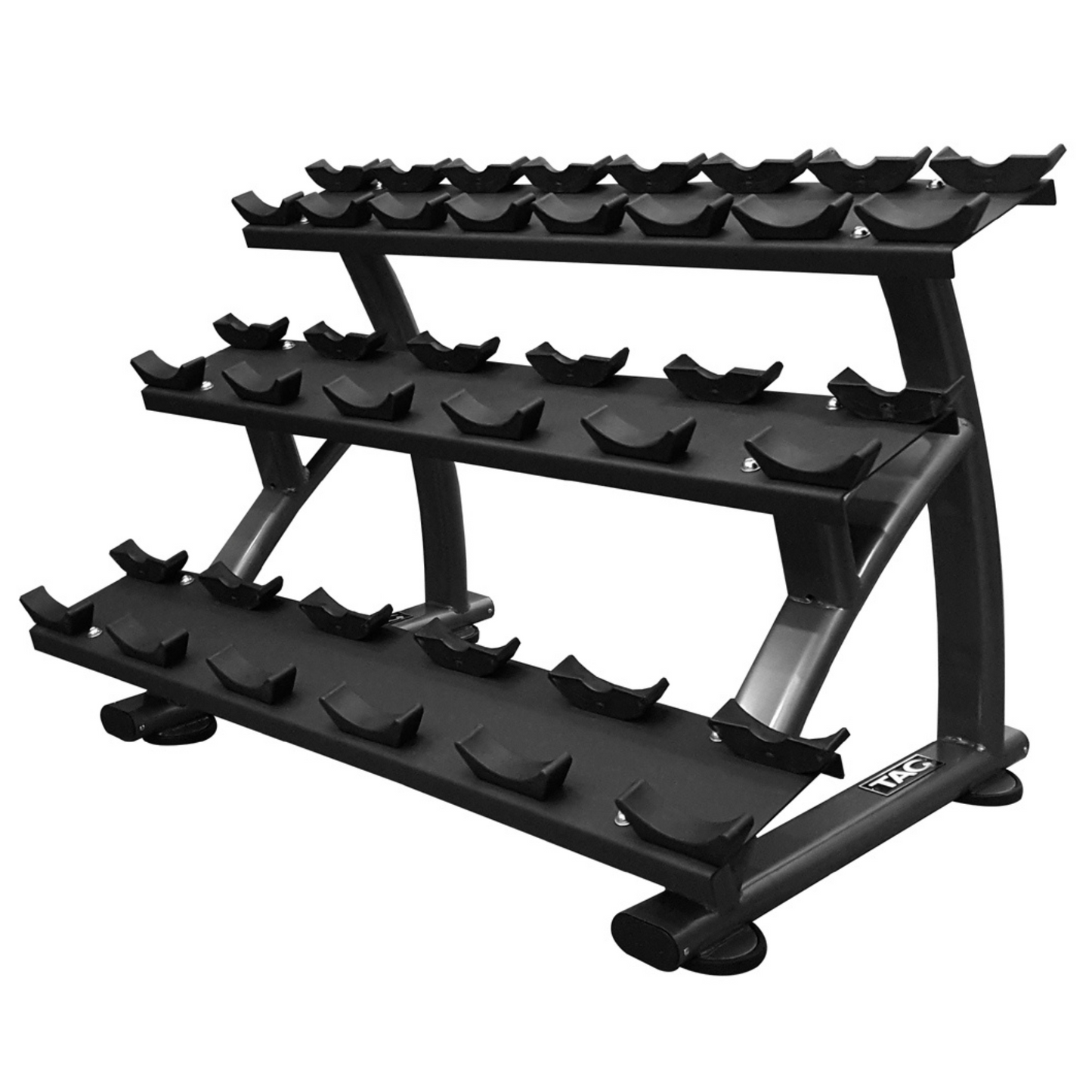 TAG Fitness 3-Tier Saddle Rack (10-Pair)