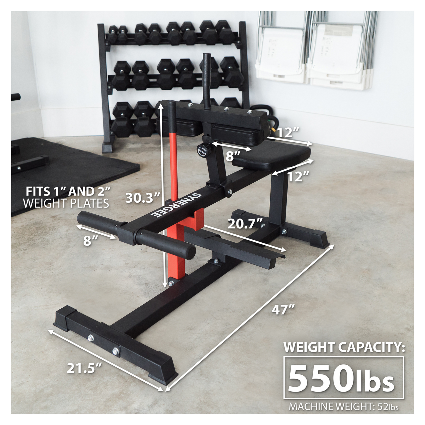 Synergee Seated Calf Raise Machine