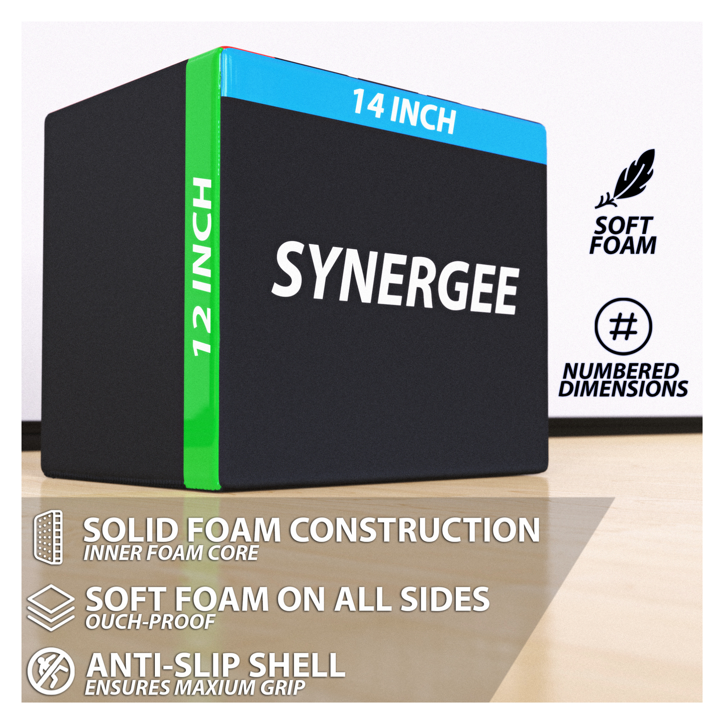 Synergee 3-in-1 Soft Plyo Box