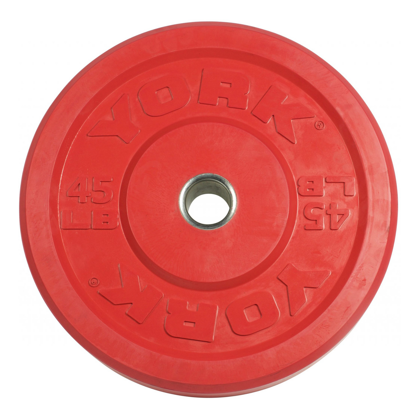 York Barbell Rubber Training Bumper Plate (Color)