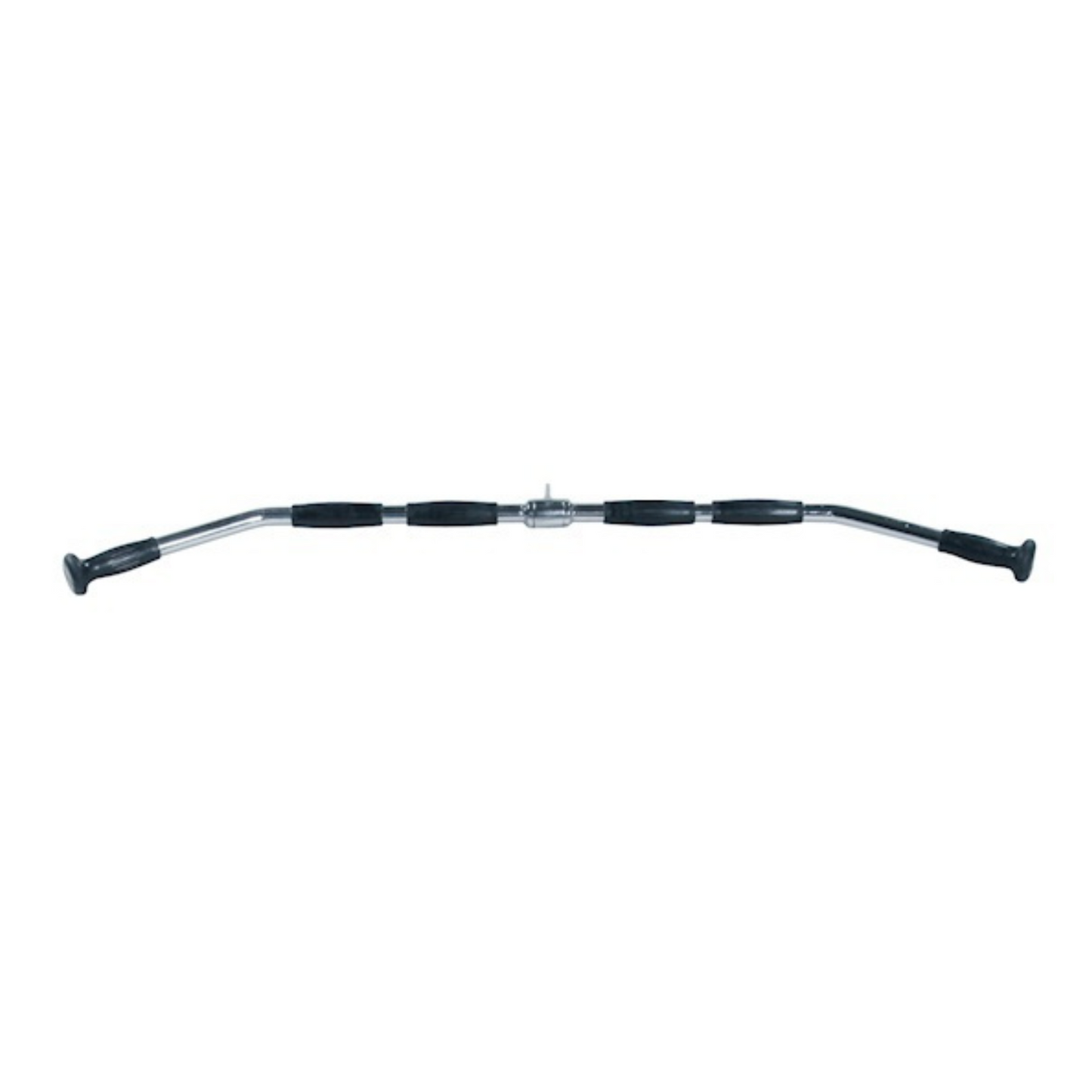 York Barbell 48" Chrome Lat Bar with Rubber Grips