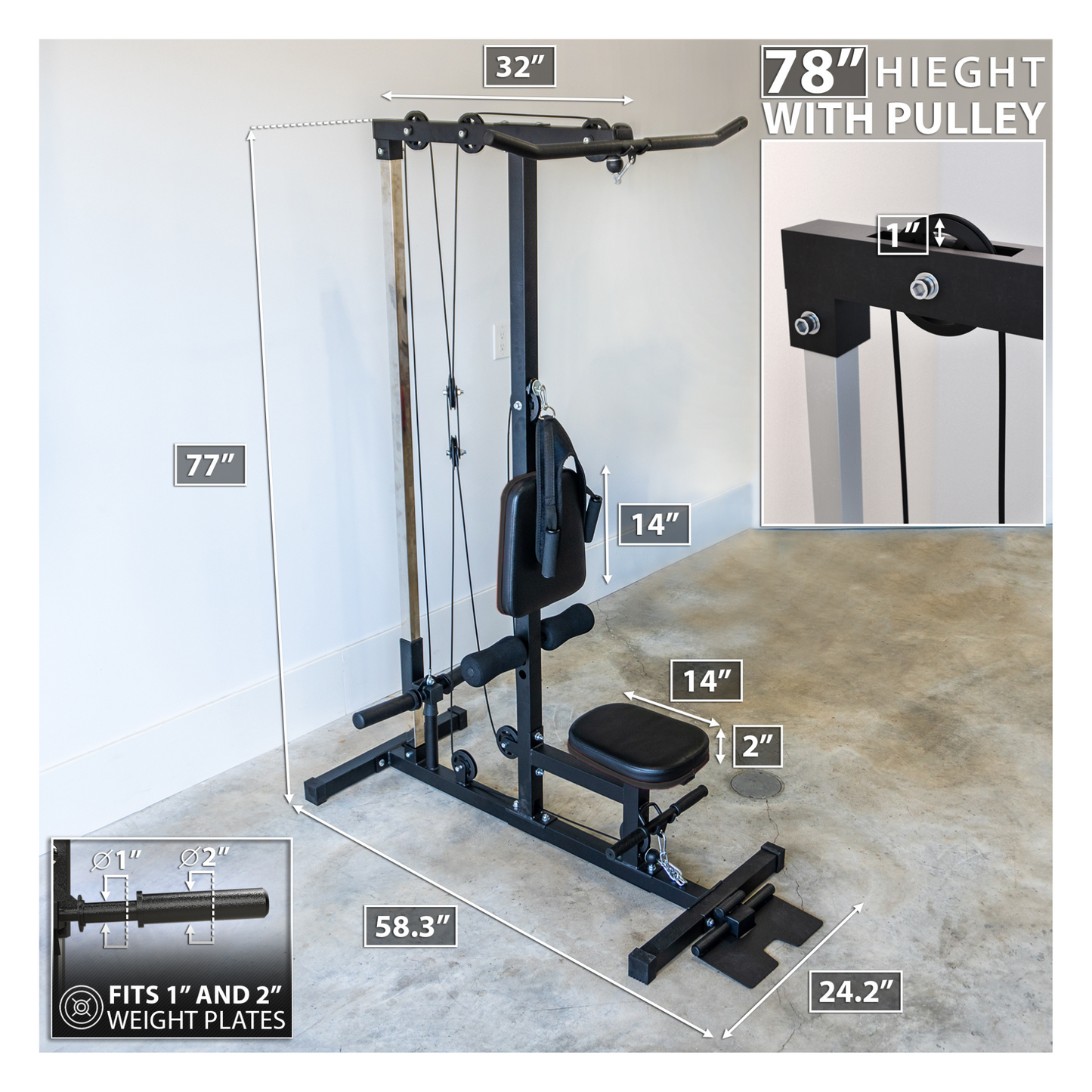 Synergee Lat Pulldown Machine