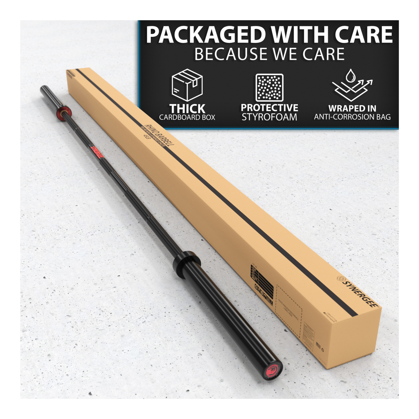 Synergee Rhino Powerlifting Barbell