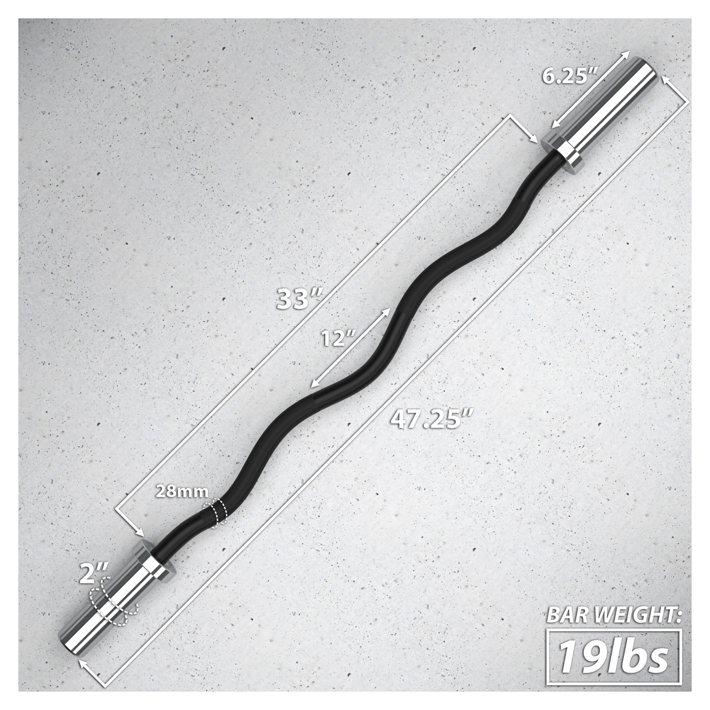 Synergee EZ Curl Bar
