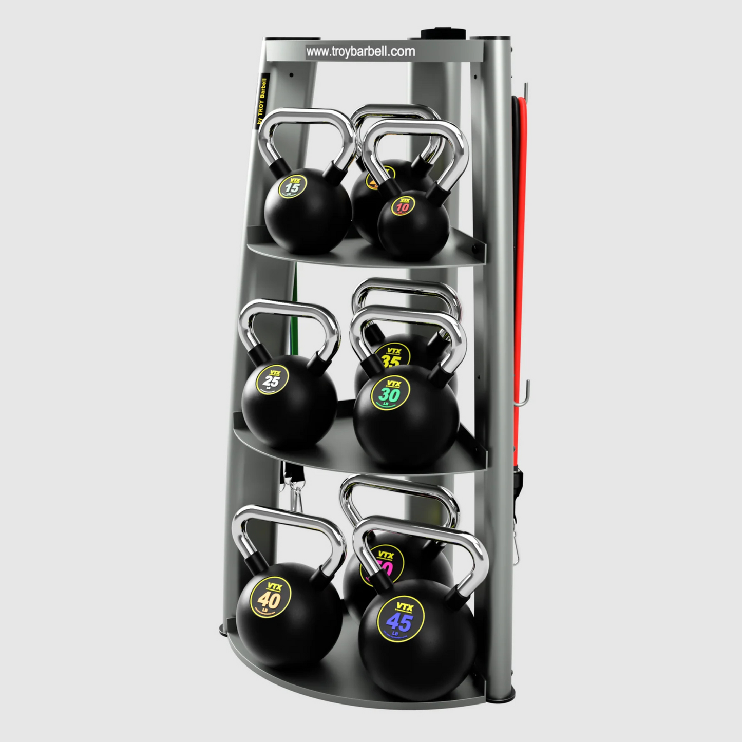 Troy VTX Vertical Kettlebell & Accessory Rack