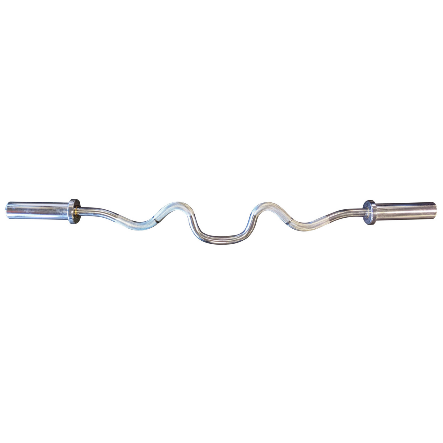 York Barbell 4' International Chrome Super Curl Bar