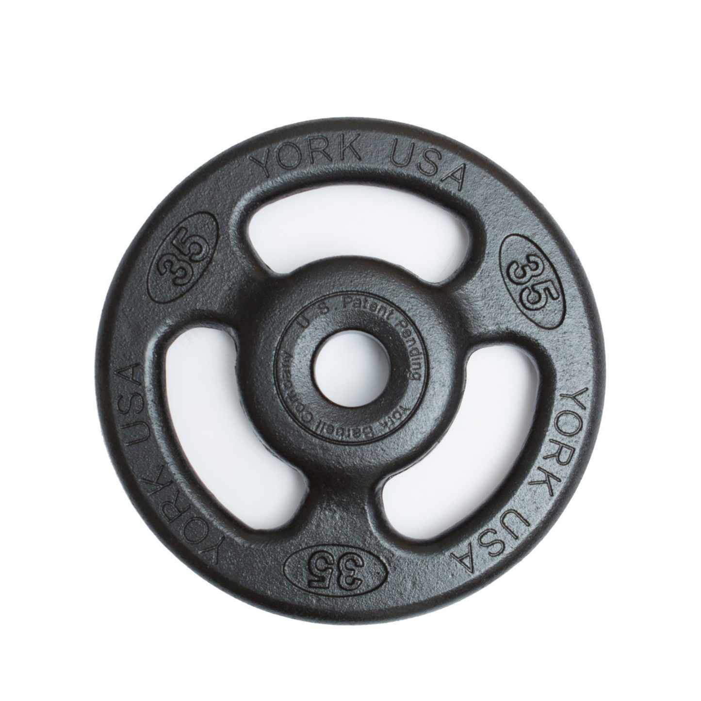 York Barbell 2" Iso-Grip Steel Olympic Plate