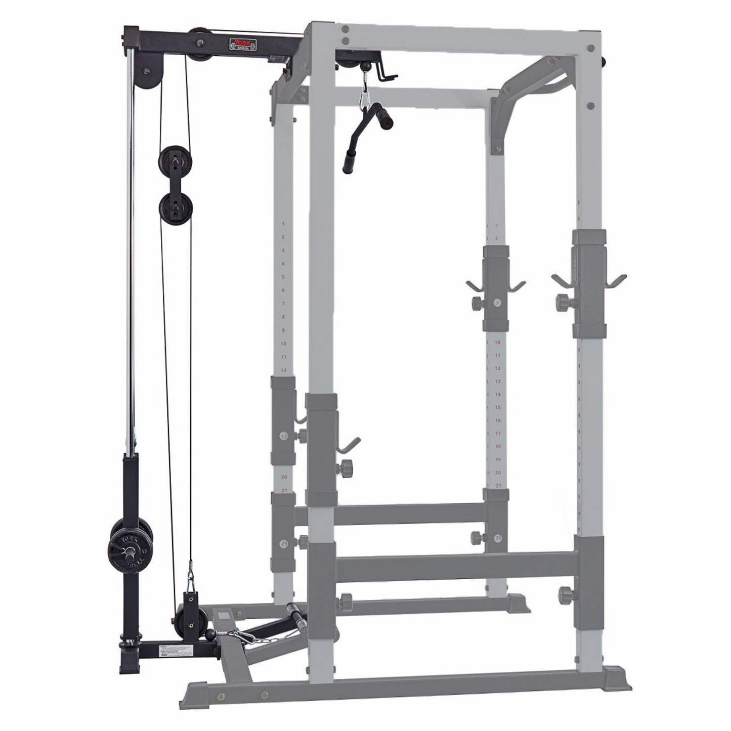 York Barbell FTS Hi/Low Pulley Option for Power Cage (with weight carriage)