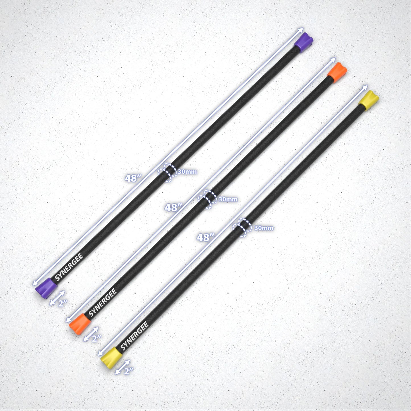 Synergee Weighted Workout Bar Combo Packs