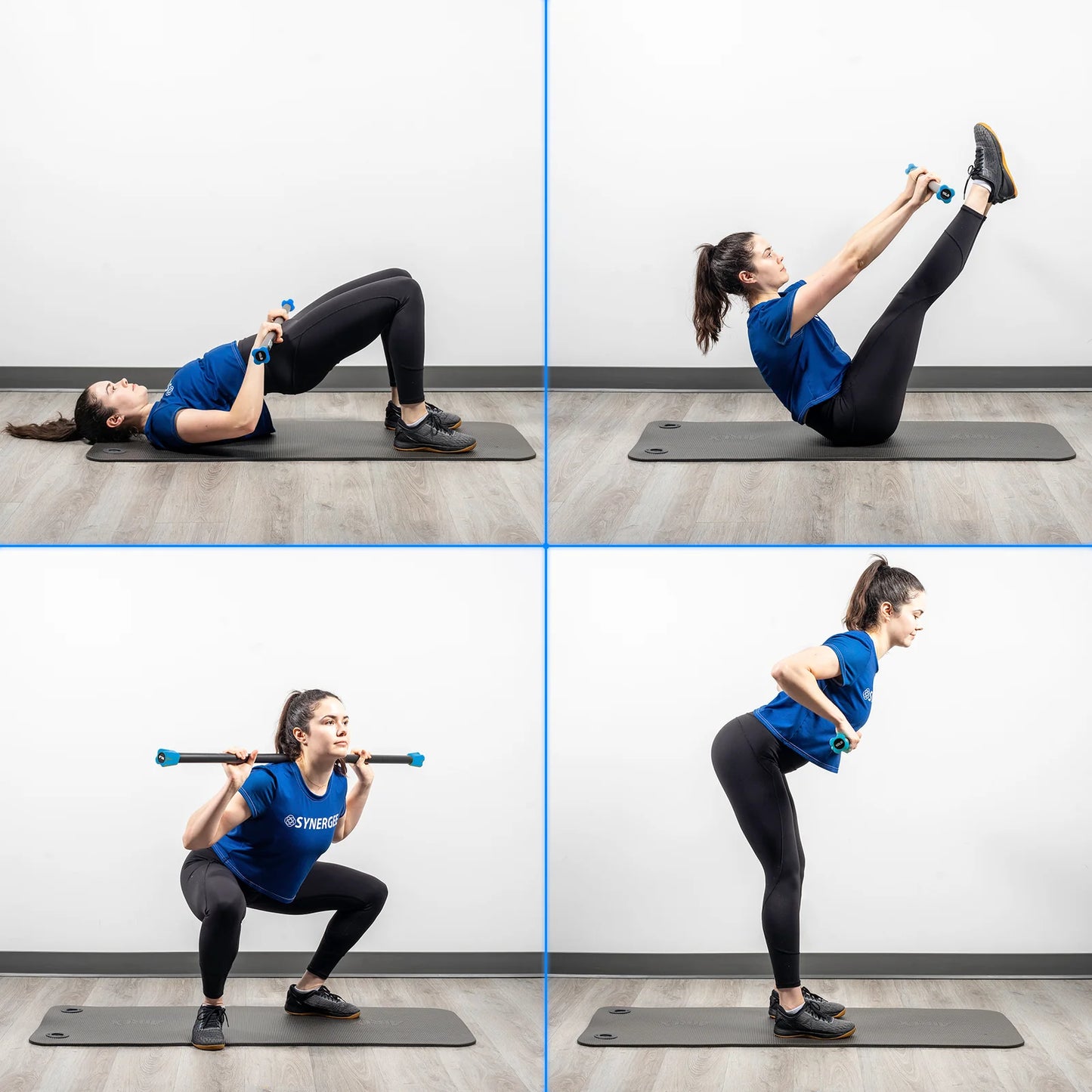 Synergee Weighted Workout Bar Combo Packs
