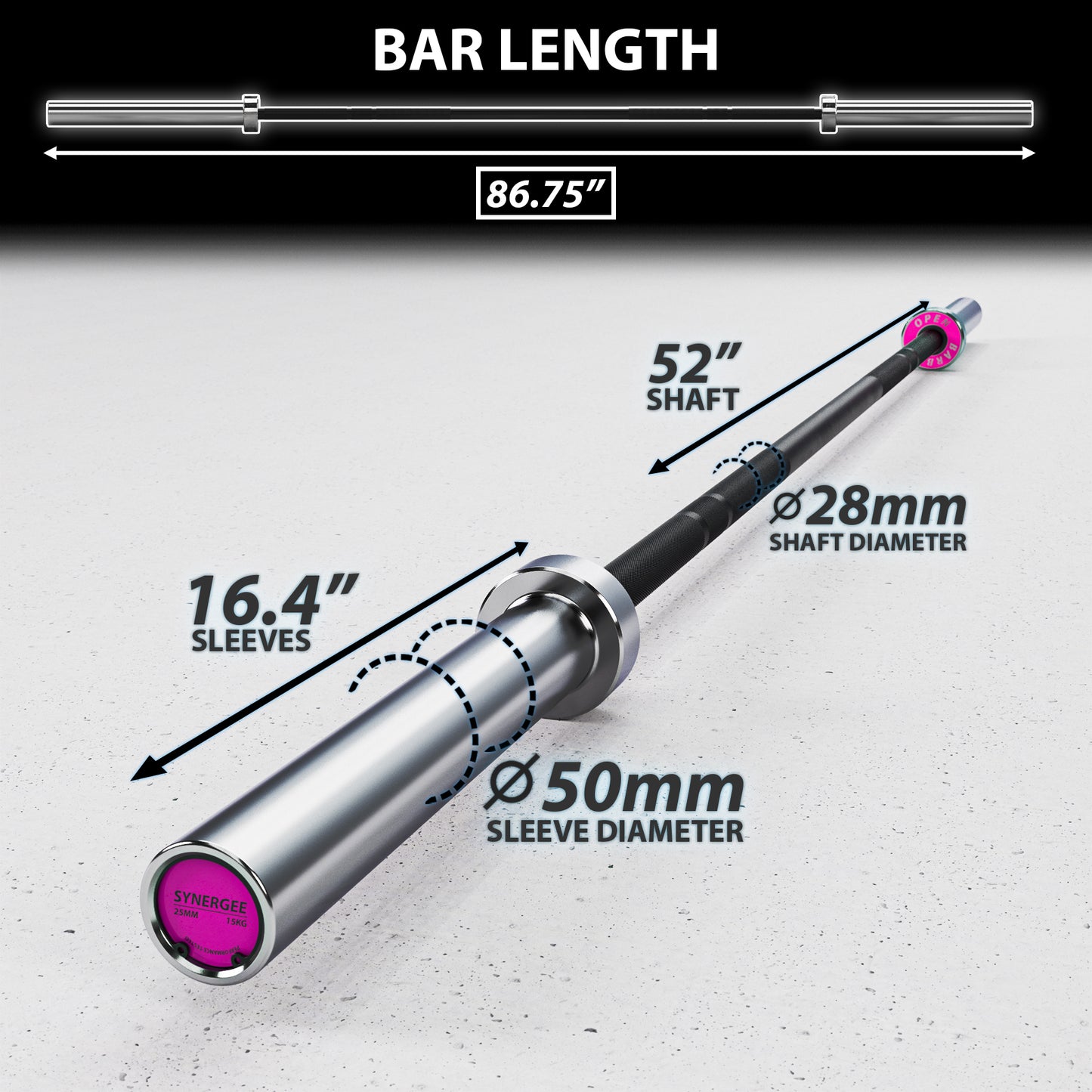 Synergee Open Barbell
