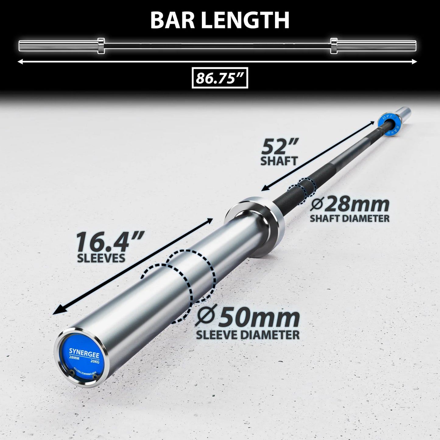 Synergee Open Barbell