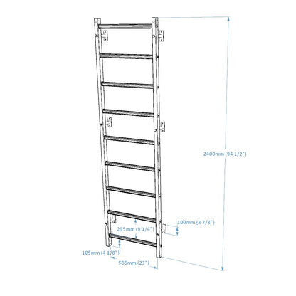 BenchK 700W Wall Bars