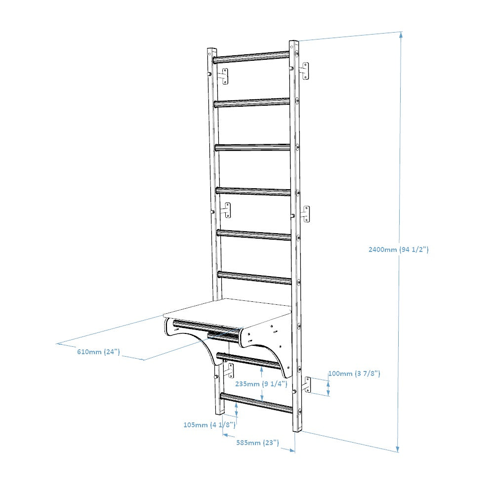 BenchK 712B Wall Bars
