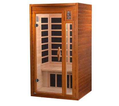 Dynamic Barcelona 1-2 Person Ultra-Low EMF FAR Infrared Sauna DYN-6106-01 Elite