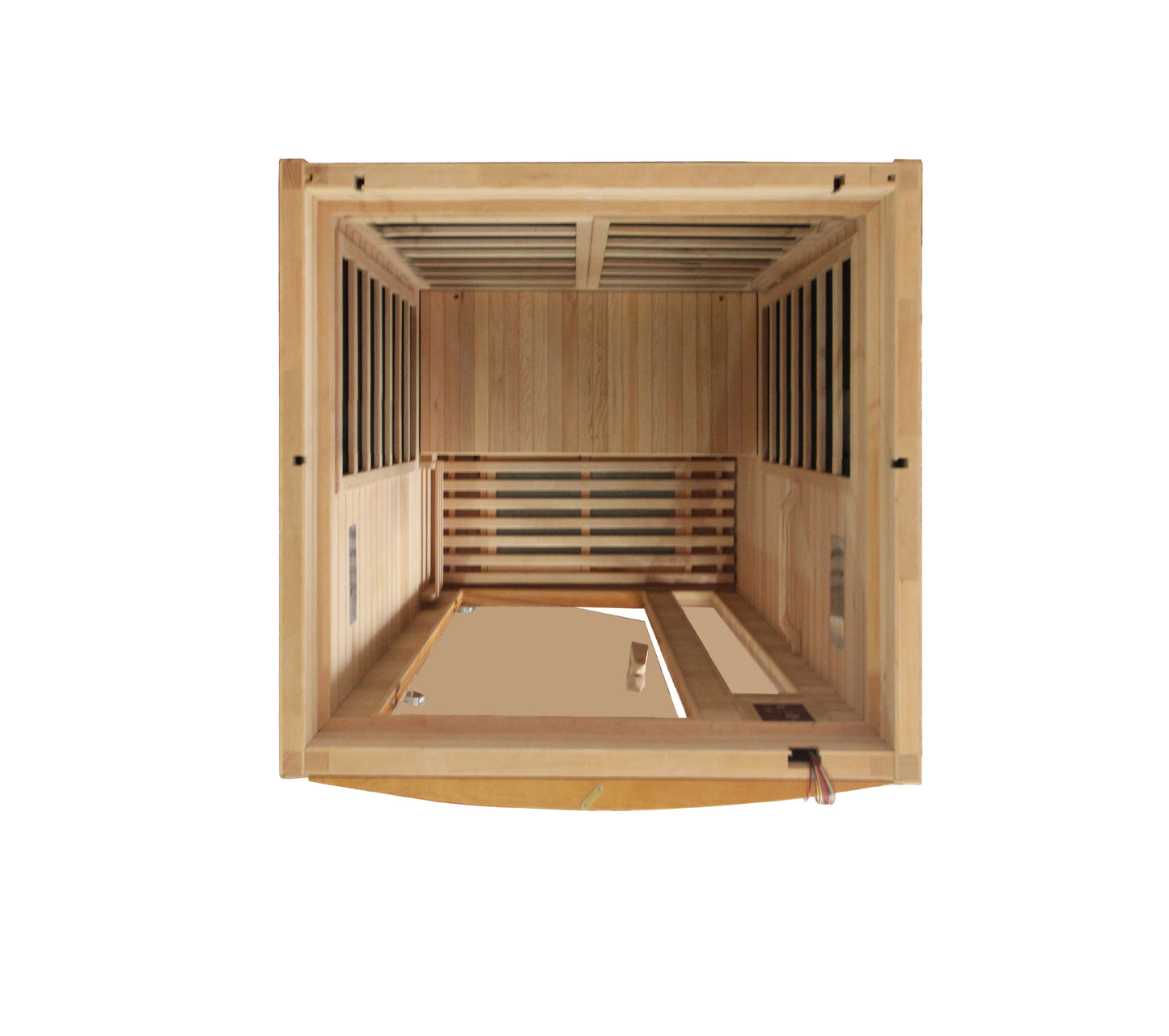 Dynamic Barcelona 1-2 Person Ultra-Low EMF FAR Infrared Sauna DYN-6106-01 Elite