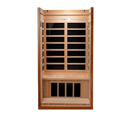 Dynamic Barcelona 1-2 Person Low EMF FAR Infrared Sauna DYN-6106-01