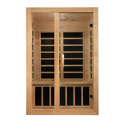 Dynamic Santiago 2-Person Low EMF FAR Infrared Sauna DYN-6209-01