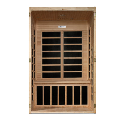 Dynamic Santiago 2-Person Low EMF FAR Infrared Sauna DYN-6209-01