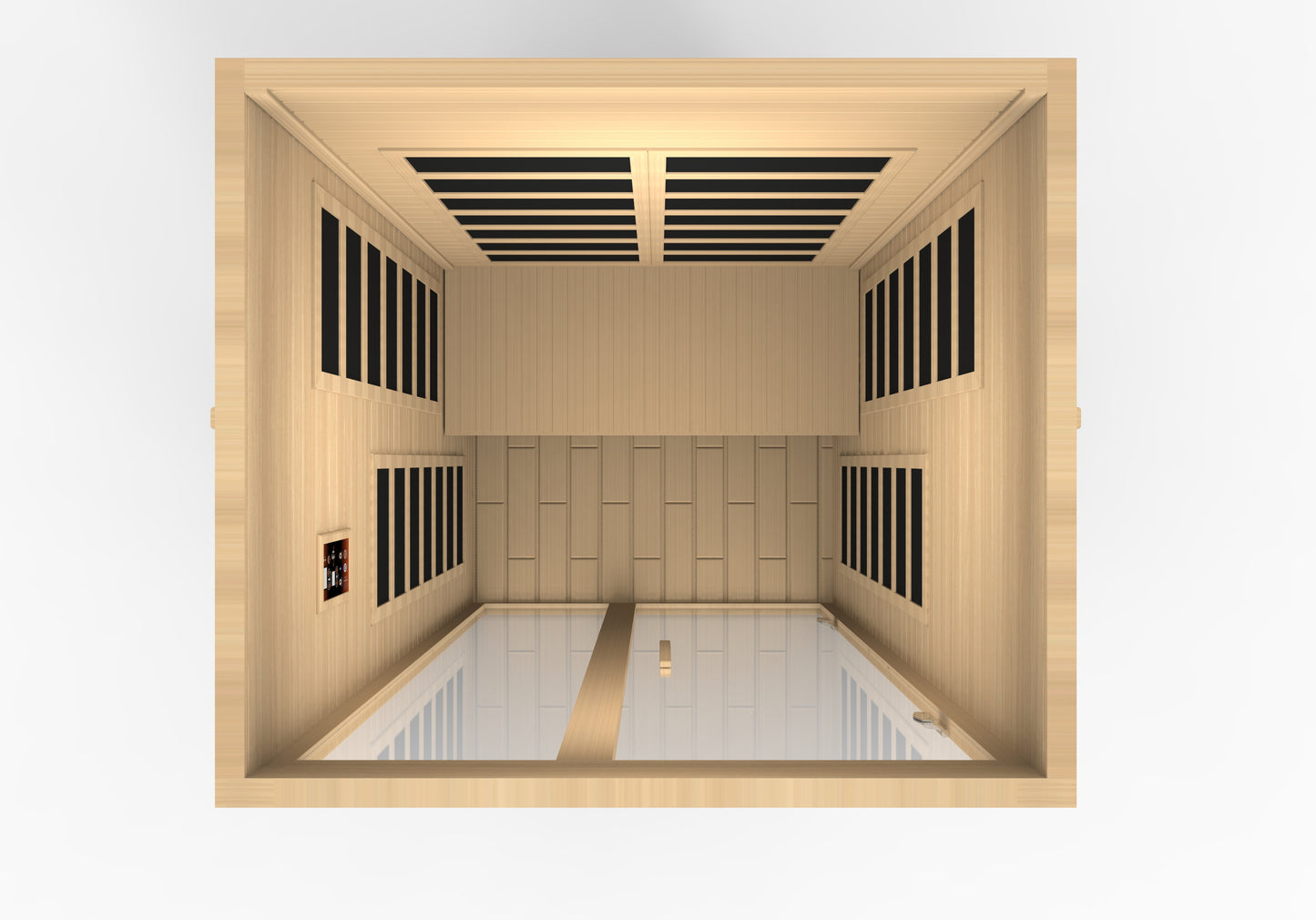 Dynamic Santiago 2-Person Low EMF FAR Infrared Sauna DYN-6209-01