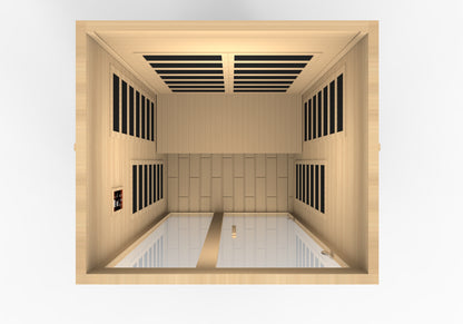 Dynamic Santiago 2-Person Low EMF FAR Infrared Sauna DYN-6209-01