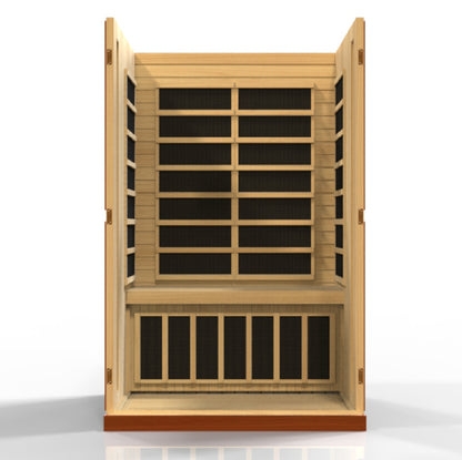 Dynamic Vittoria 2-Person Low EMF FAR Infrared Sauna DYN-6220-01