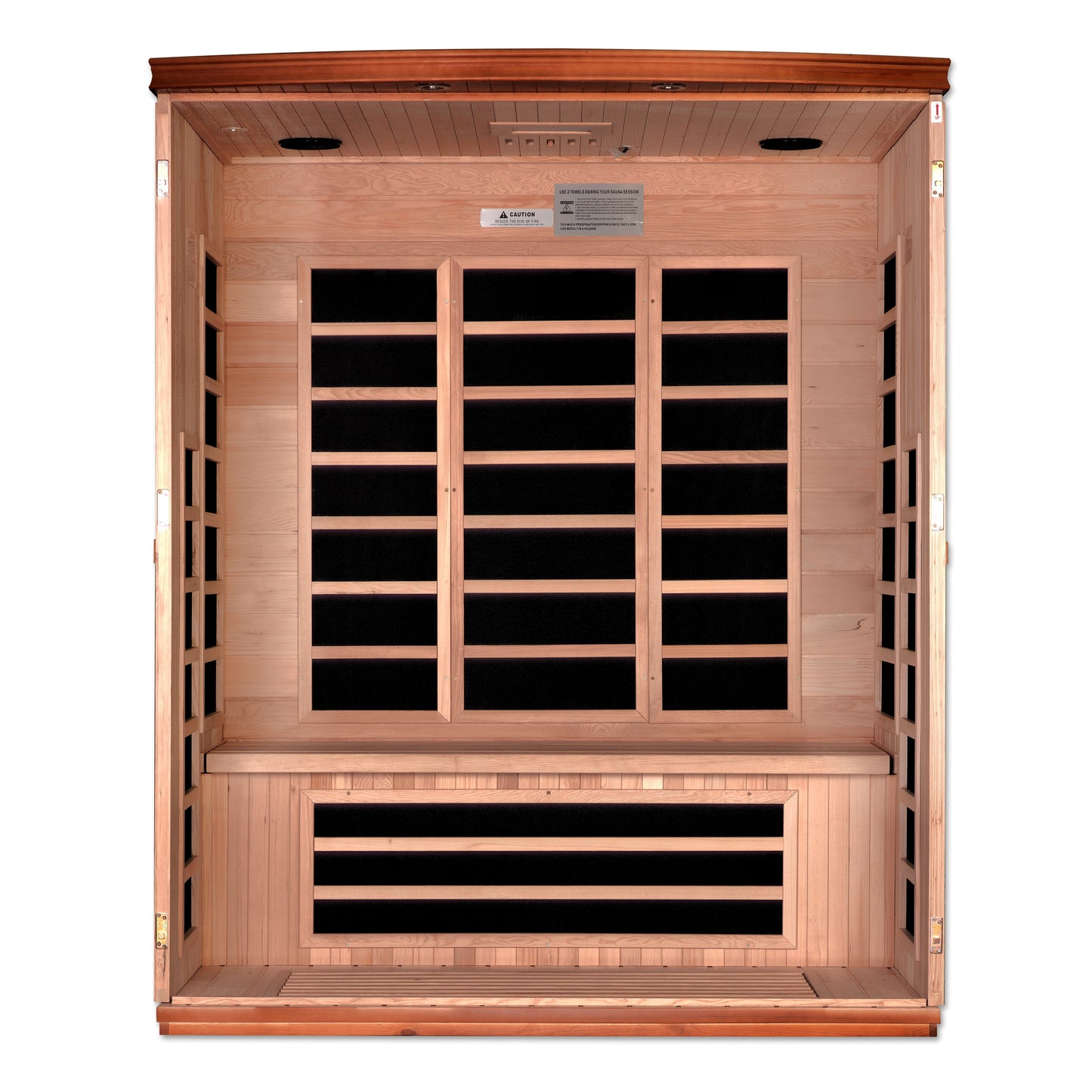 Dynamic Lugano 3-Person Low EMF FAR Infrared Sauna DYN-6336-02