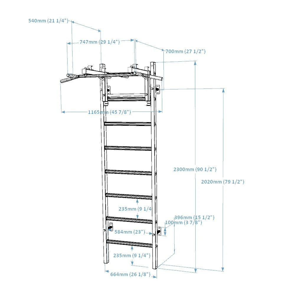 BenchK 231B Wall Bars