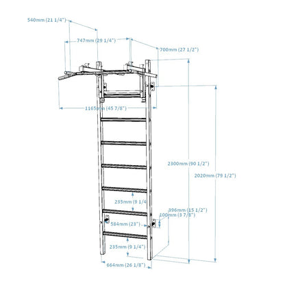 BenchK 231W Wall Bars