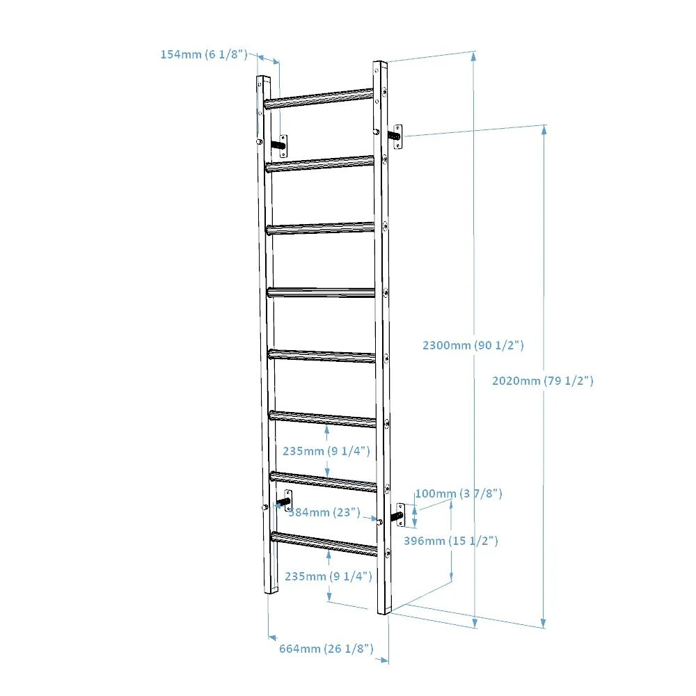 BenchK 200B Wall Bars