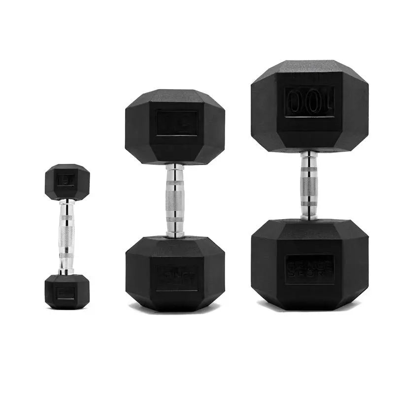 Fringe Sport Rubber Hex Dumbbell Pairs